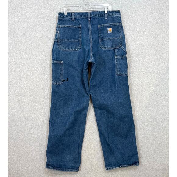Carhartt FR Cat 2 Jeans Size 36x32 ATPV 16 NFPA Flame Resist Carpenter Workwear - Picture 1 of 16